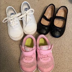 Toddler girl size 6 bundle shoes
